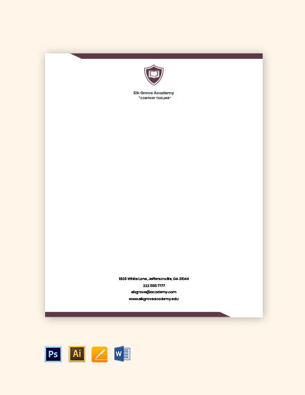5+ FREE School Letterhead Templates [Edit &amp; Download] | Template.net