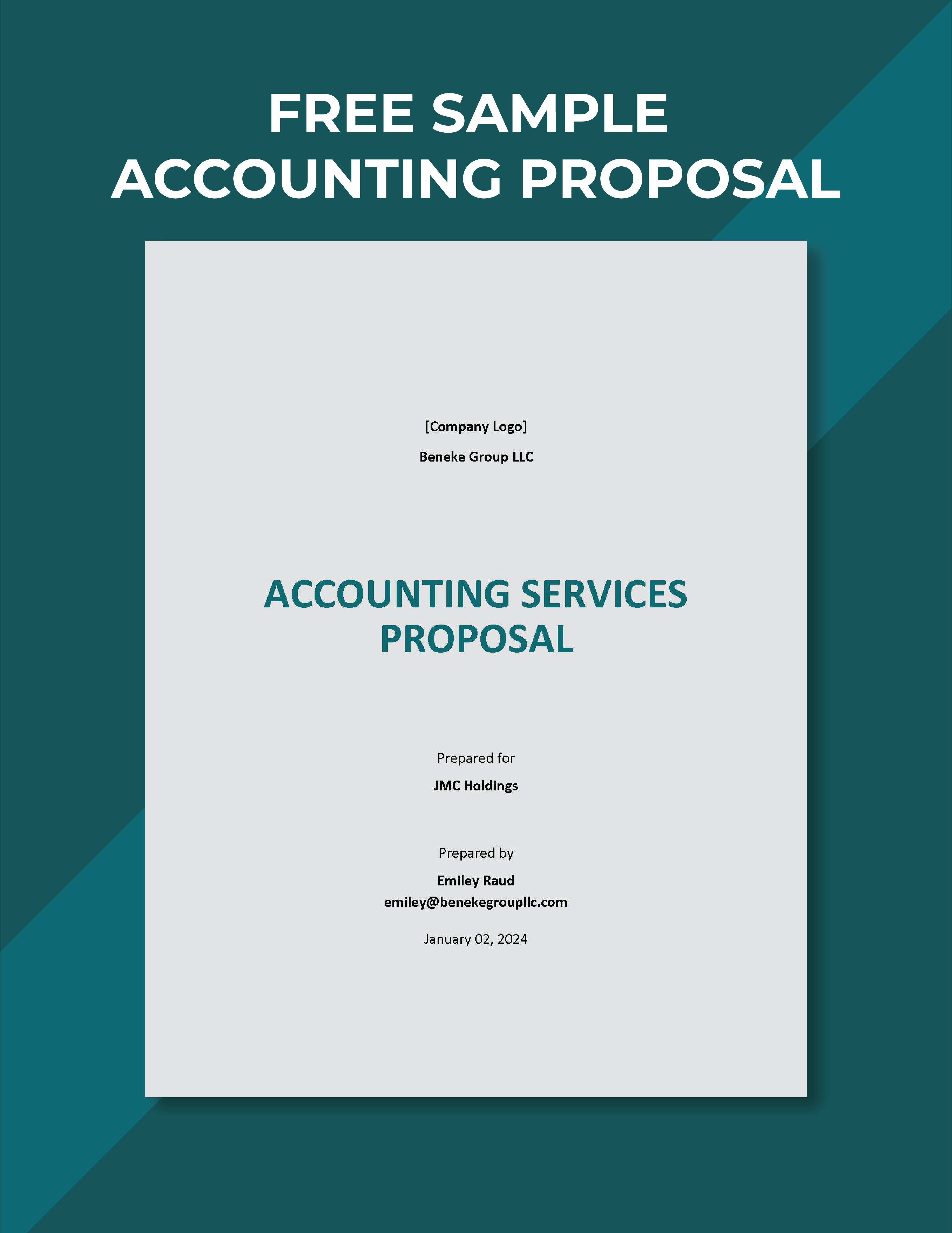 Sample Accounting Proposal Template