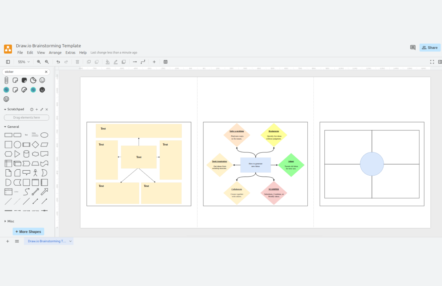 Free Brainstorming Template