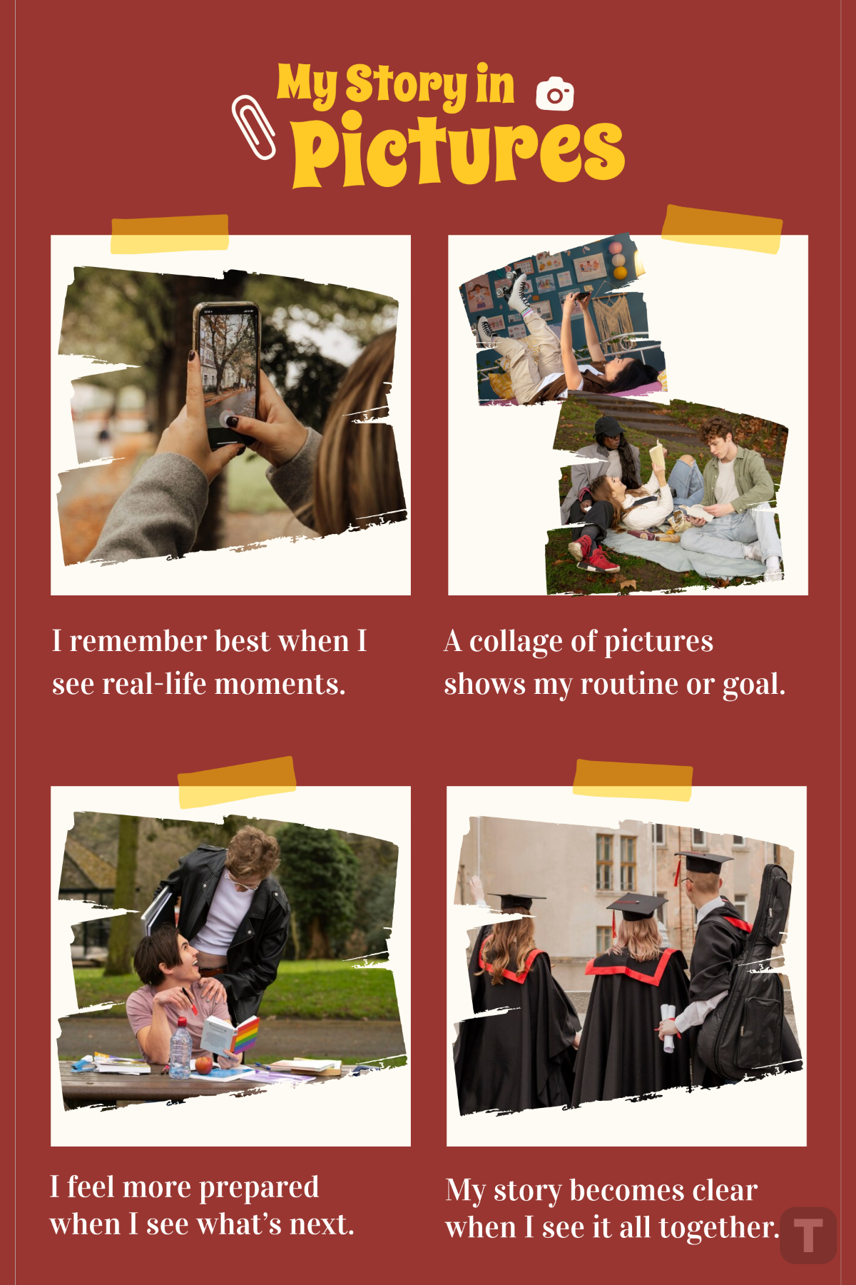 Free Social Story Collage Template