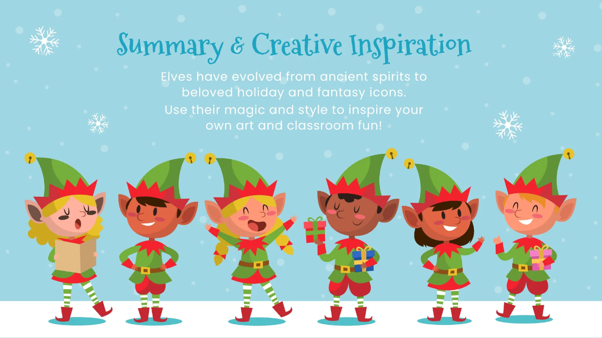 Free Elf Presentation Template to Edit Online