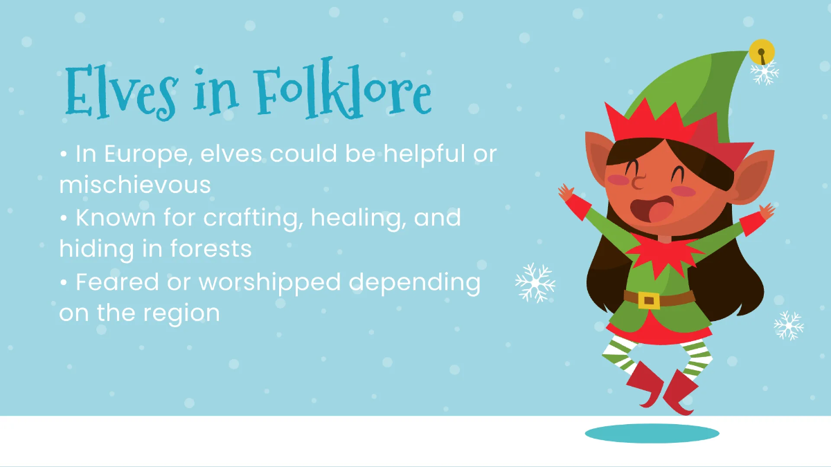 Free Elf Presentation Template to Edit Online