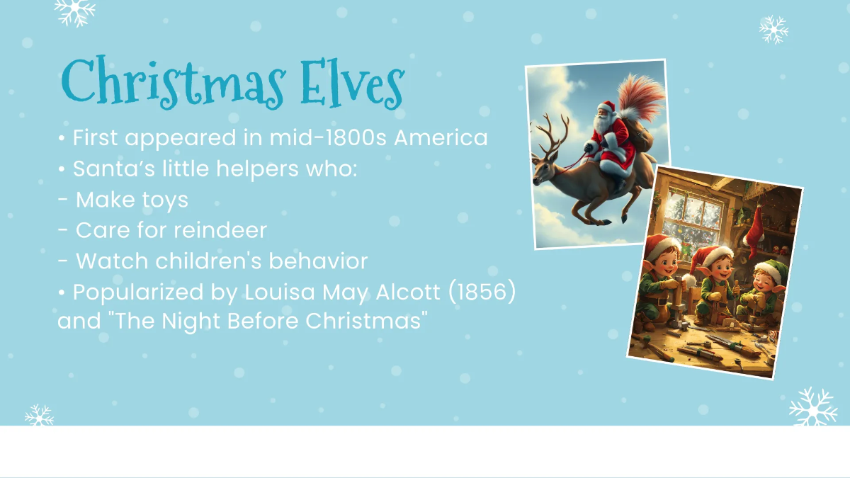 Free Elf Presentation Template to Edit Online