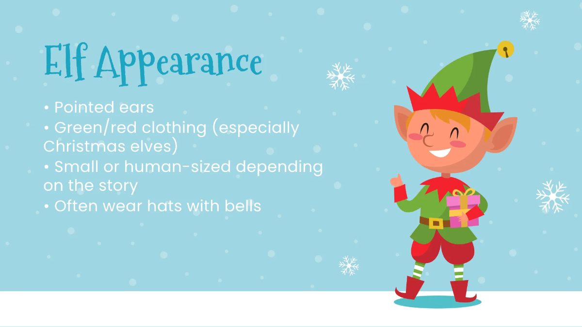 Free Elf Presentation Template to Edit Online