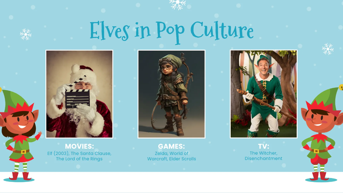 Free Elf Presentation Template to Edit Online