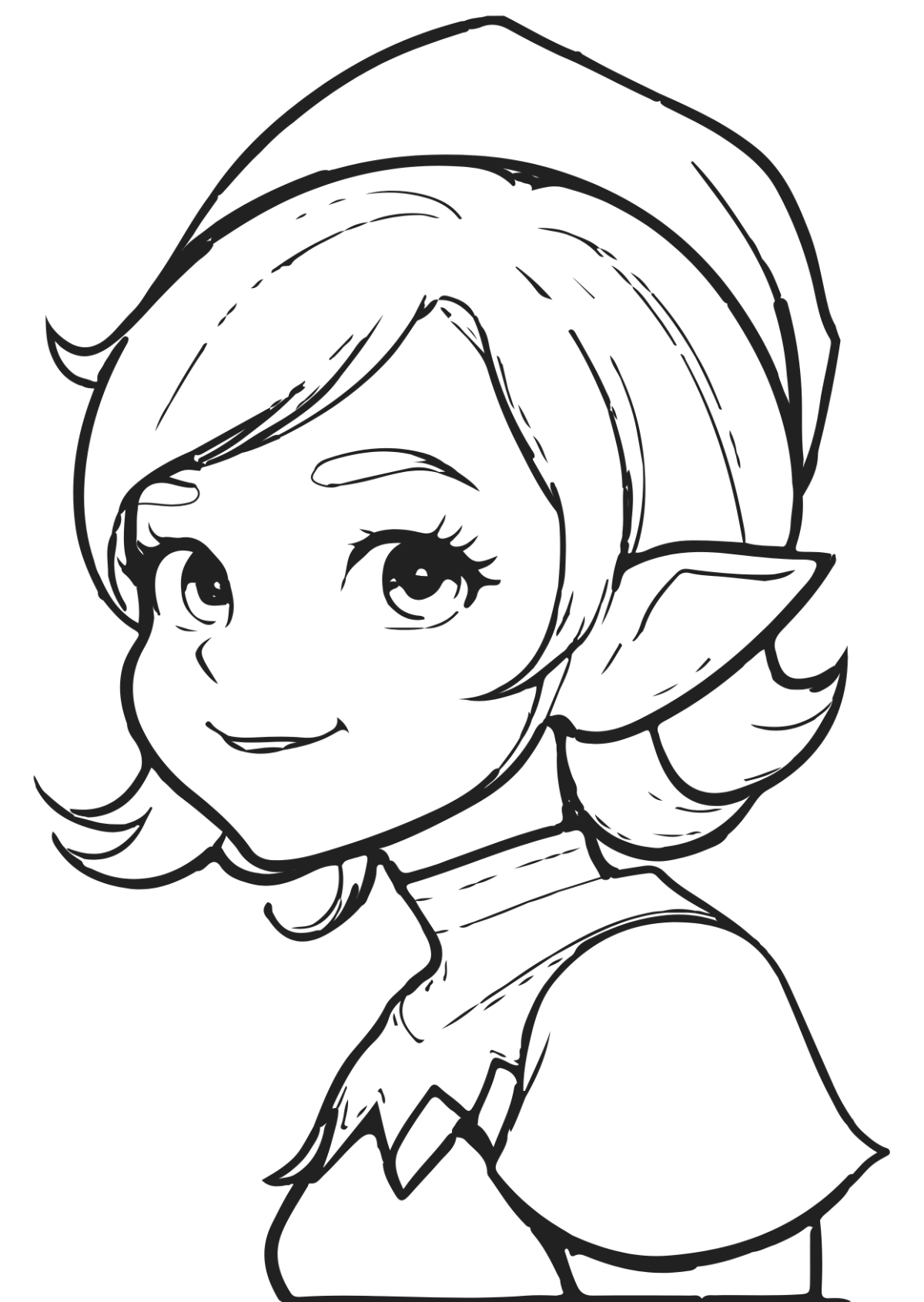 Free Elf Drawing Template to Edit Online