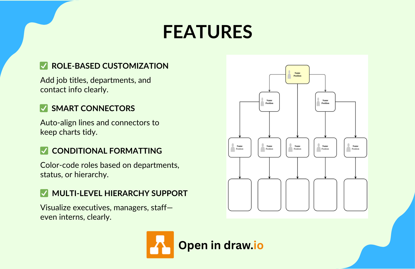 Free Organizational Chart Template