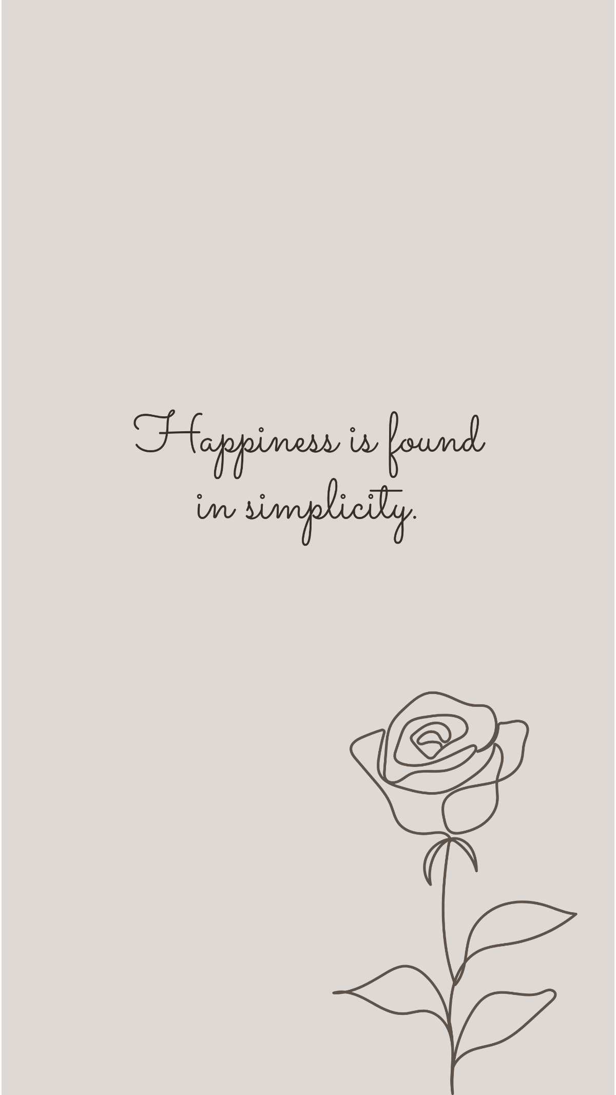 Free Minimalist Floral Wallpaper to Edit Online