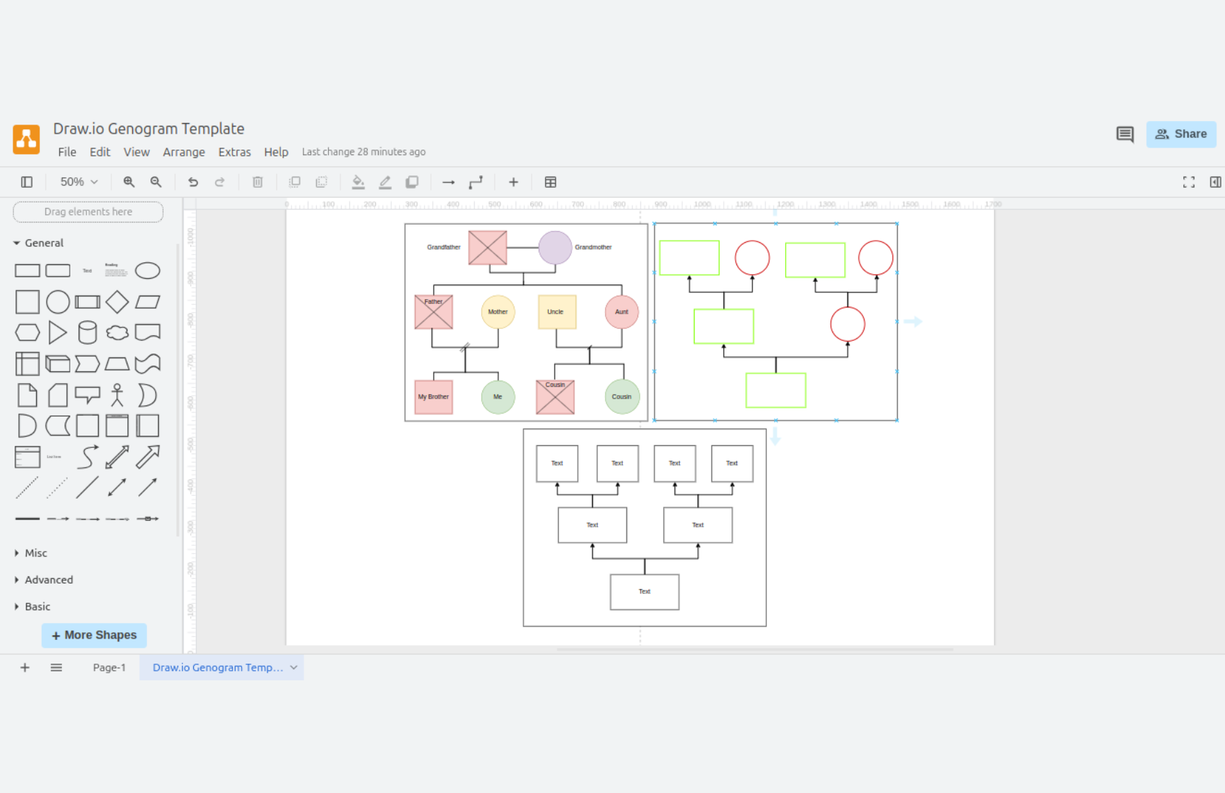 Free Genogram Template