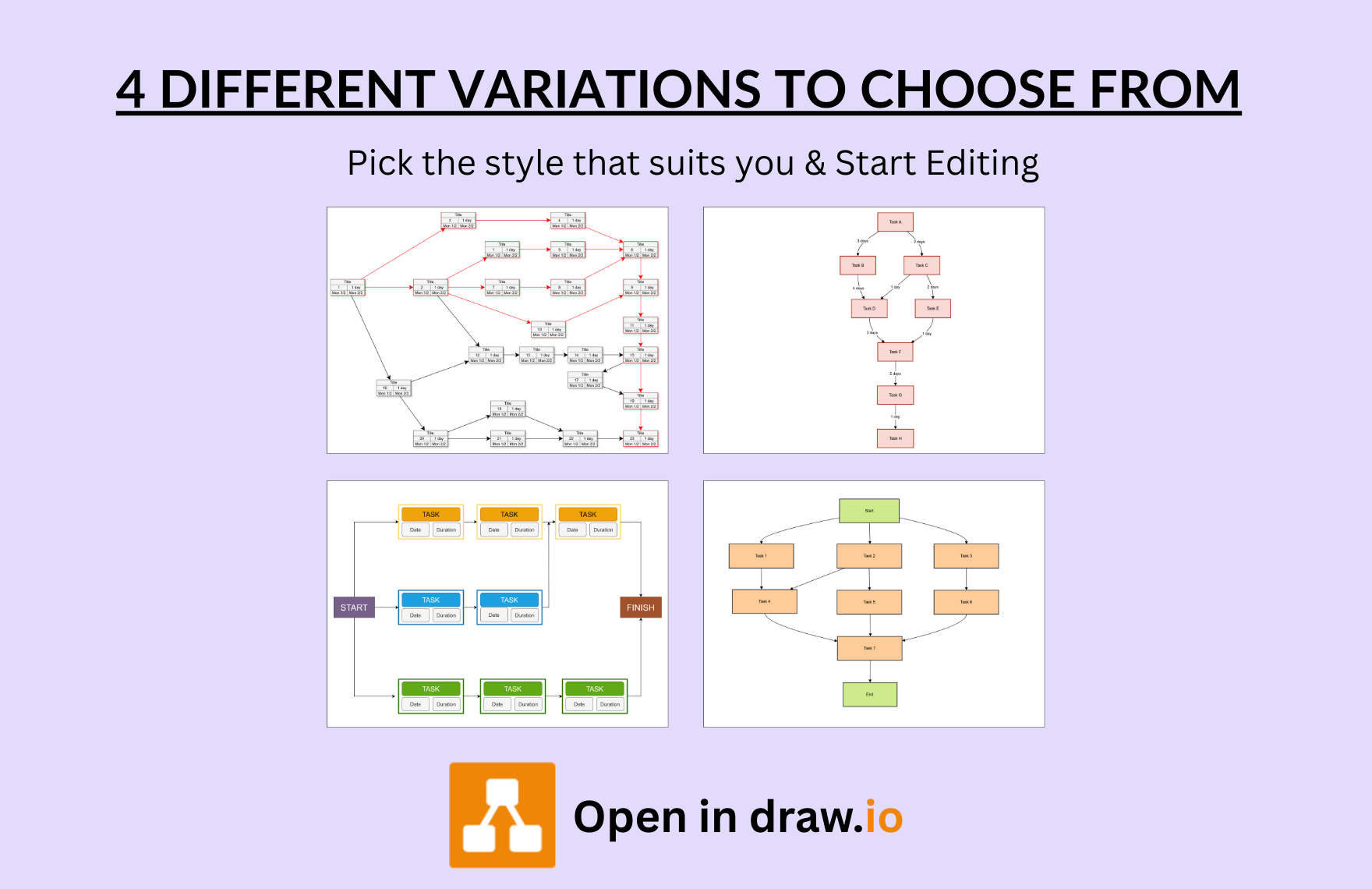 Free PERT Chart Template