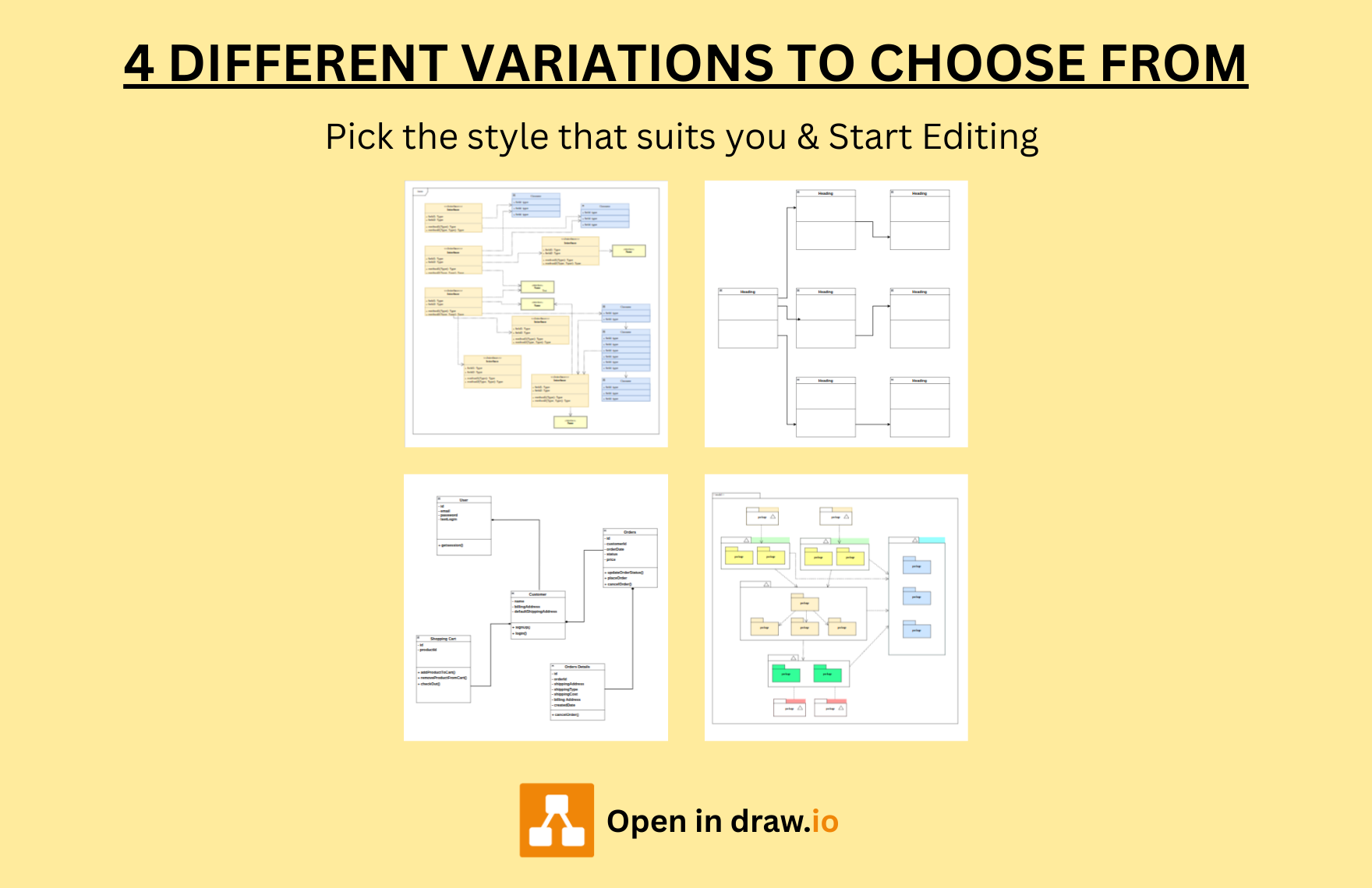 Free UML Diagram Template
