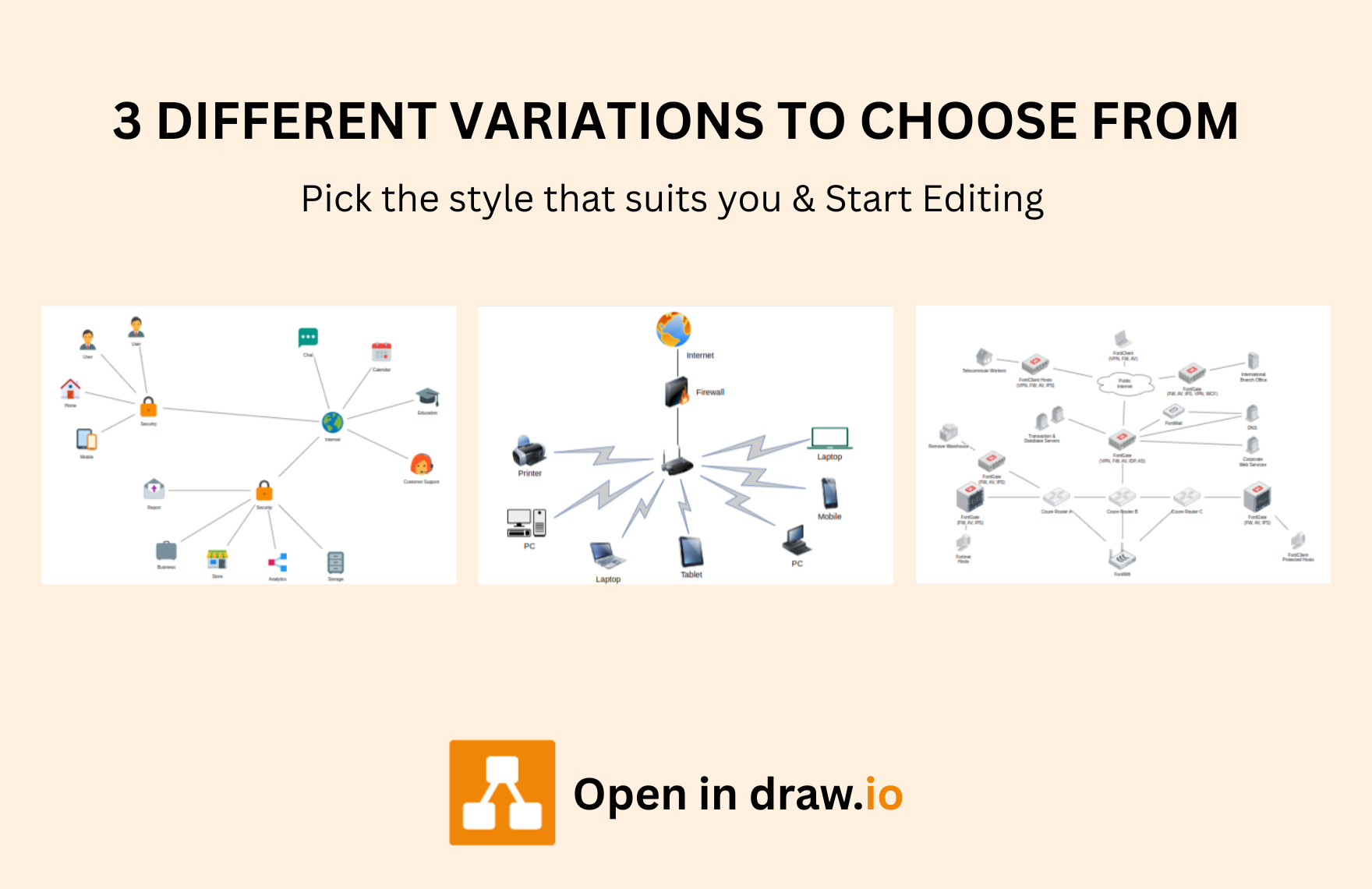 Free Network Diagram Template