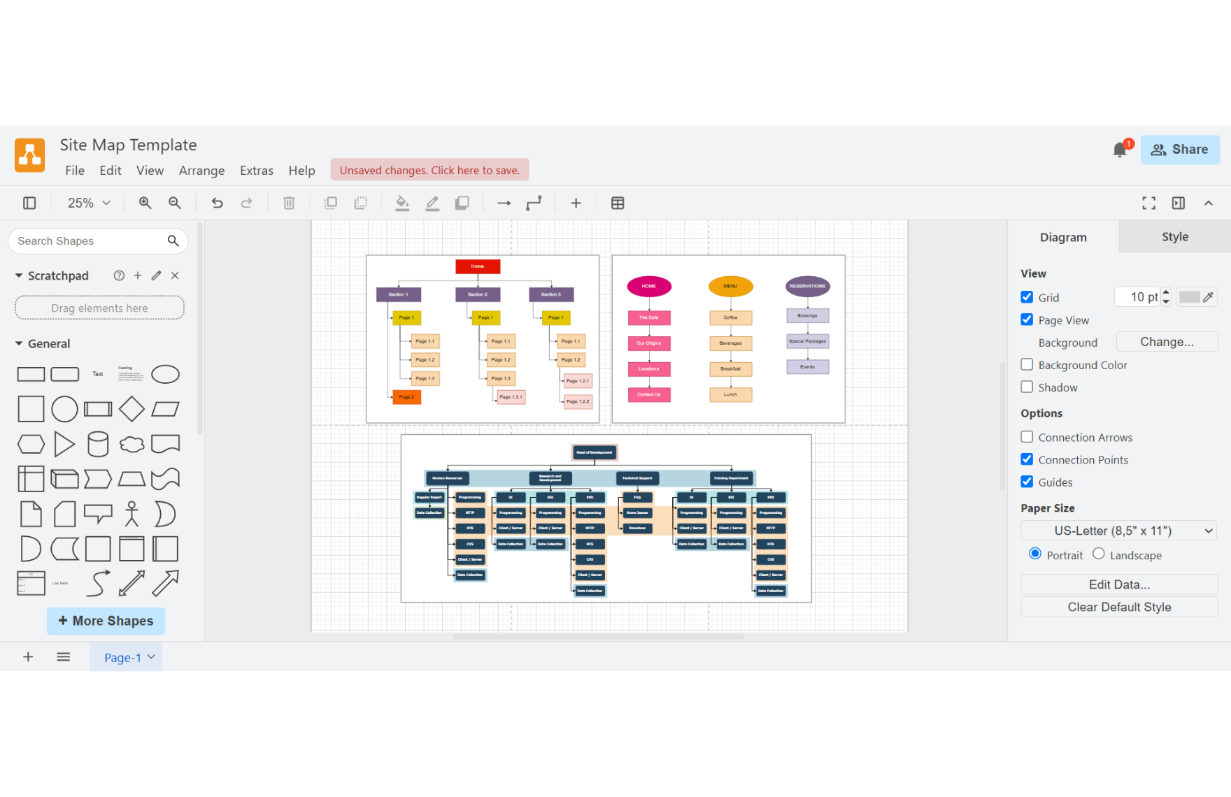 Free Site Map Template