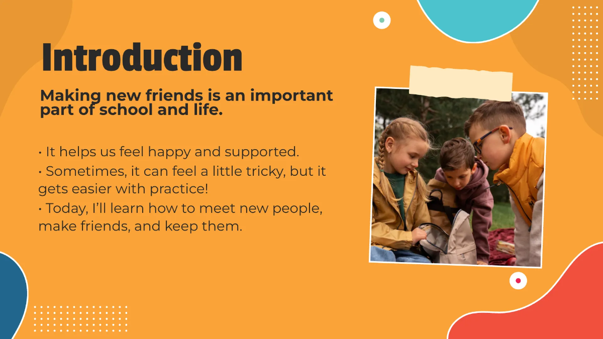 Free Social Story Presentation Template to Edit Online