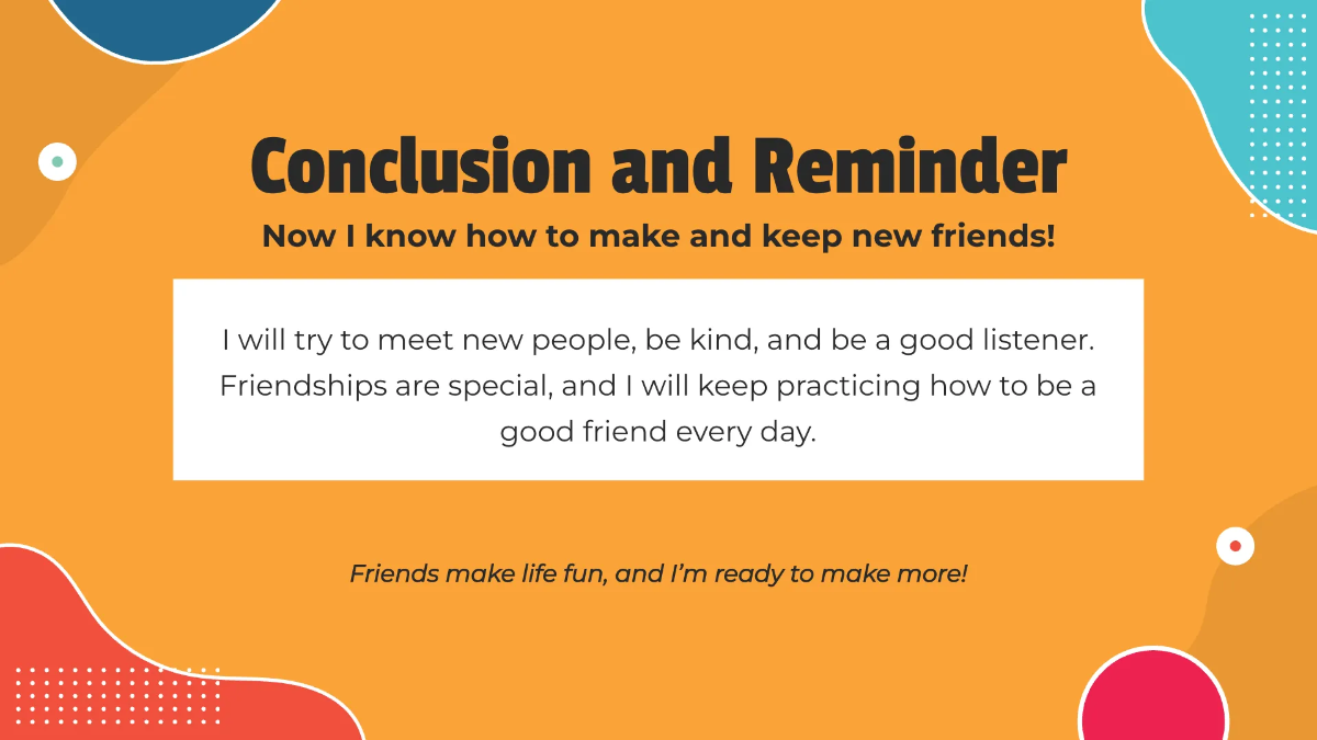 Free Social Story Presentation Template to Edit Online