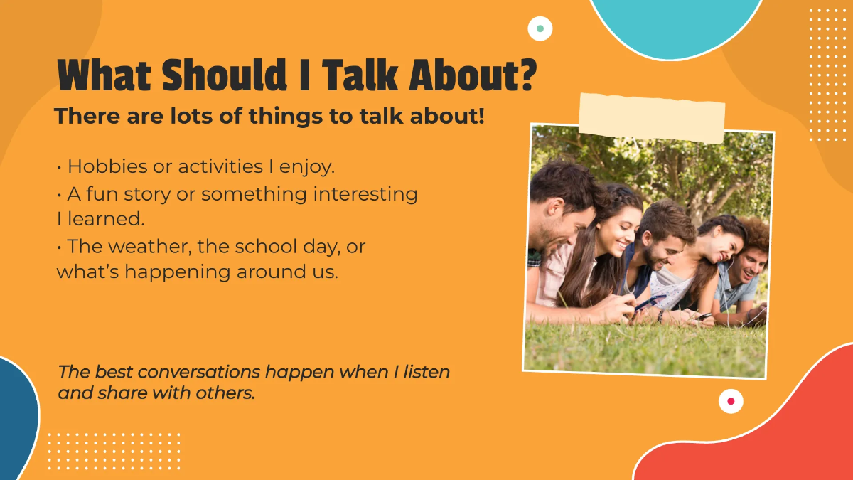 Free Social Story Presentation Template to Edit Online