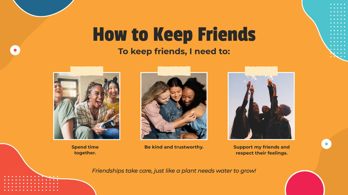 Free Social Story Presentation Template to Edit Online