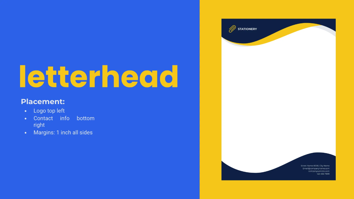 Free Brand Guidelines for Stationery Template to Edit Online