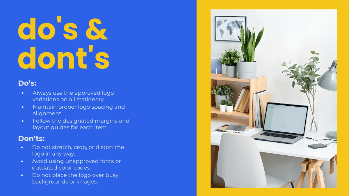 Free Brand Guidelines for Stationery Template to Edit Online