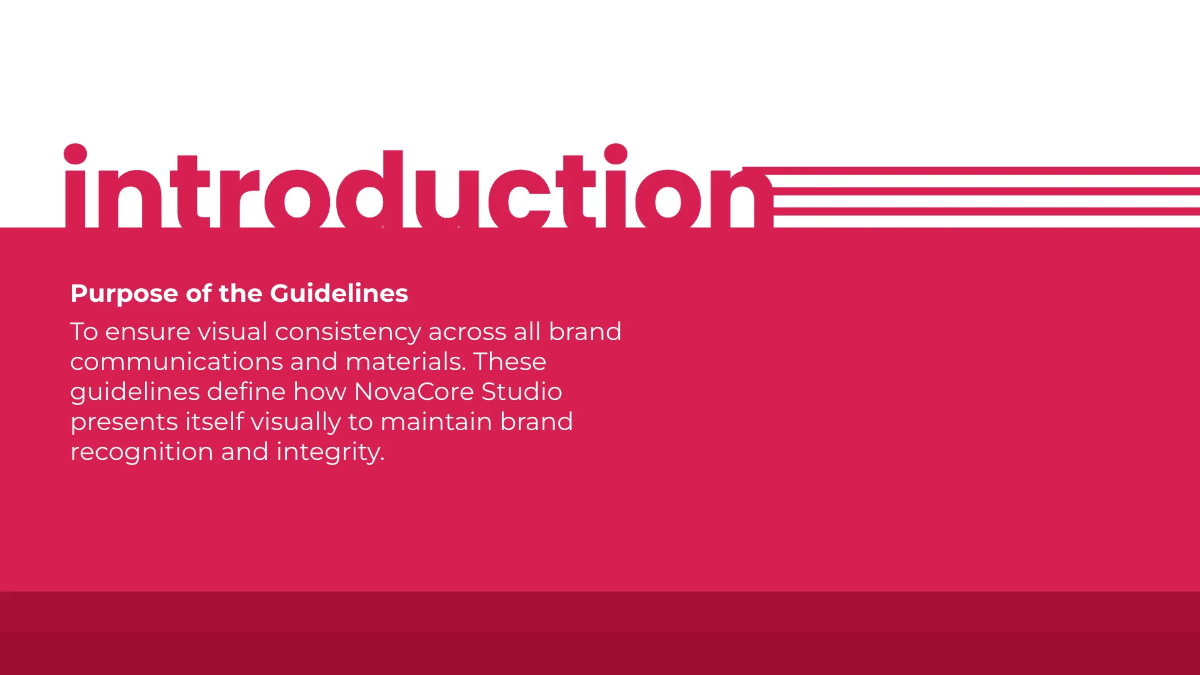 Free Visual Brand Guidelines Template to Edit Online