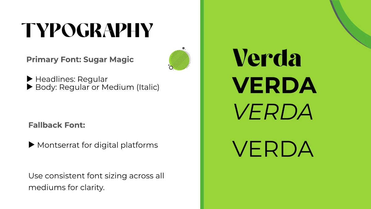 Free White and Green Brand Identity Guidelines Template to Edit Online