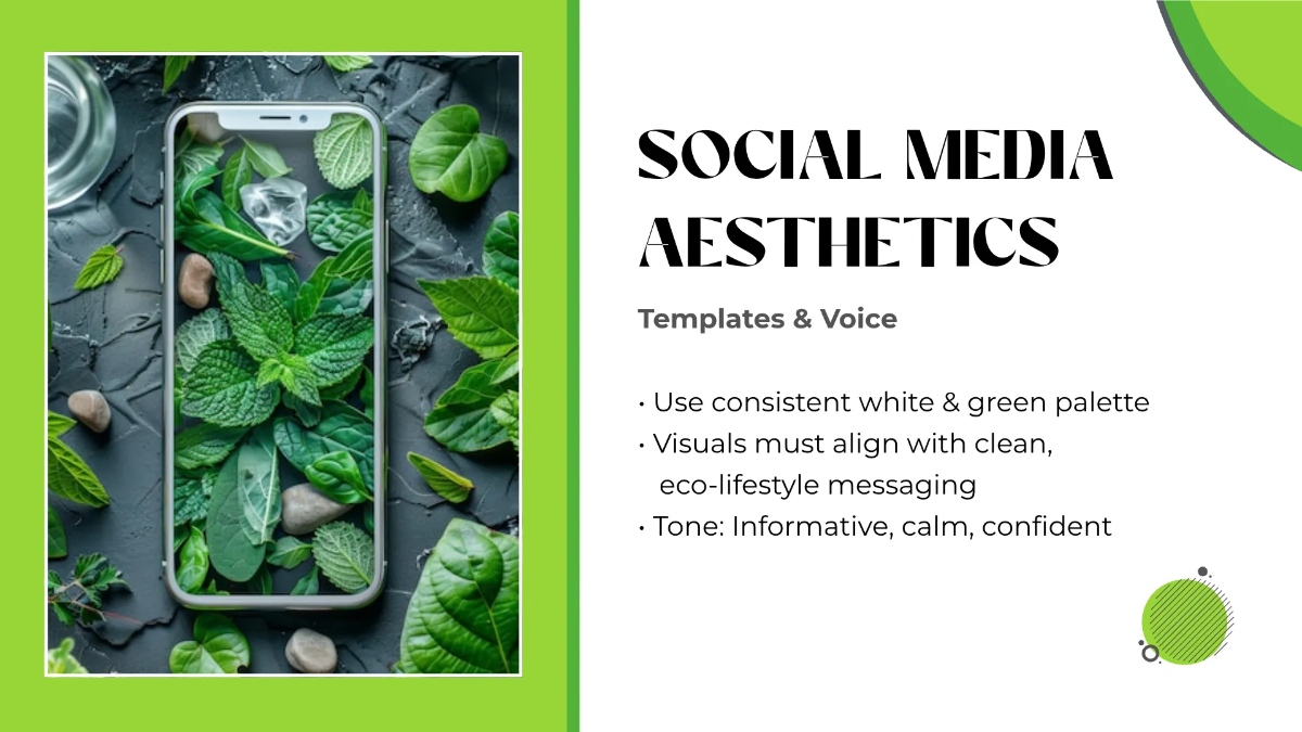 Free White and Green Brand Identity Guidelines Template to Edit Online