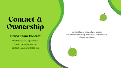 Free White and Green Brand Identity Guidelines Template to Edit Online