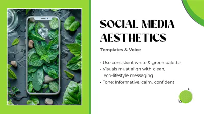 Free White and Green Brand Identity Guidelines Template to Edit Online