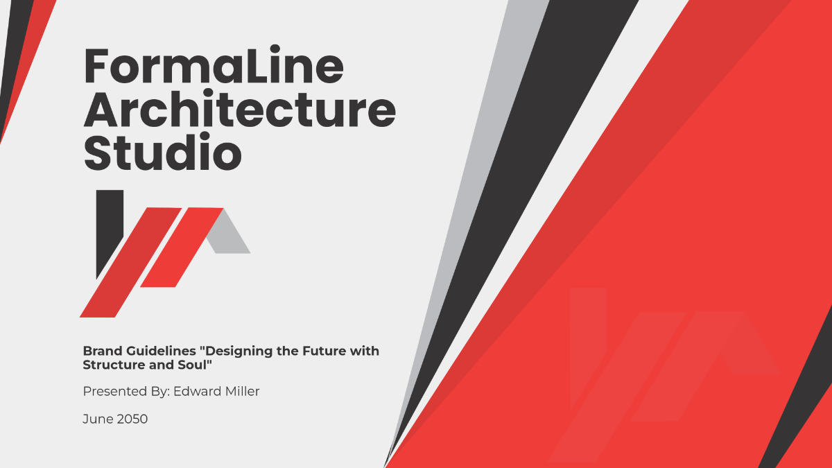 Architecture Brand Guidelines Template