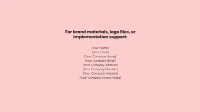 Free Blank Restaurant Brand Guidelines Template to Edit Online
