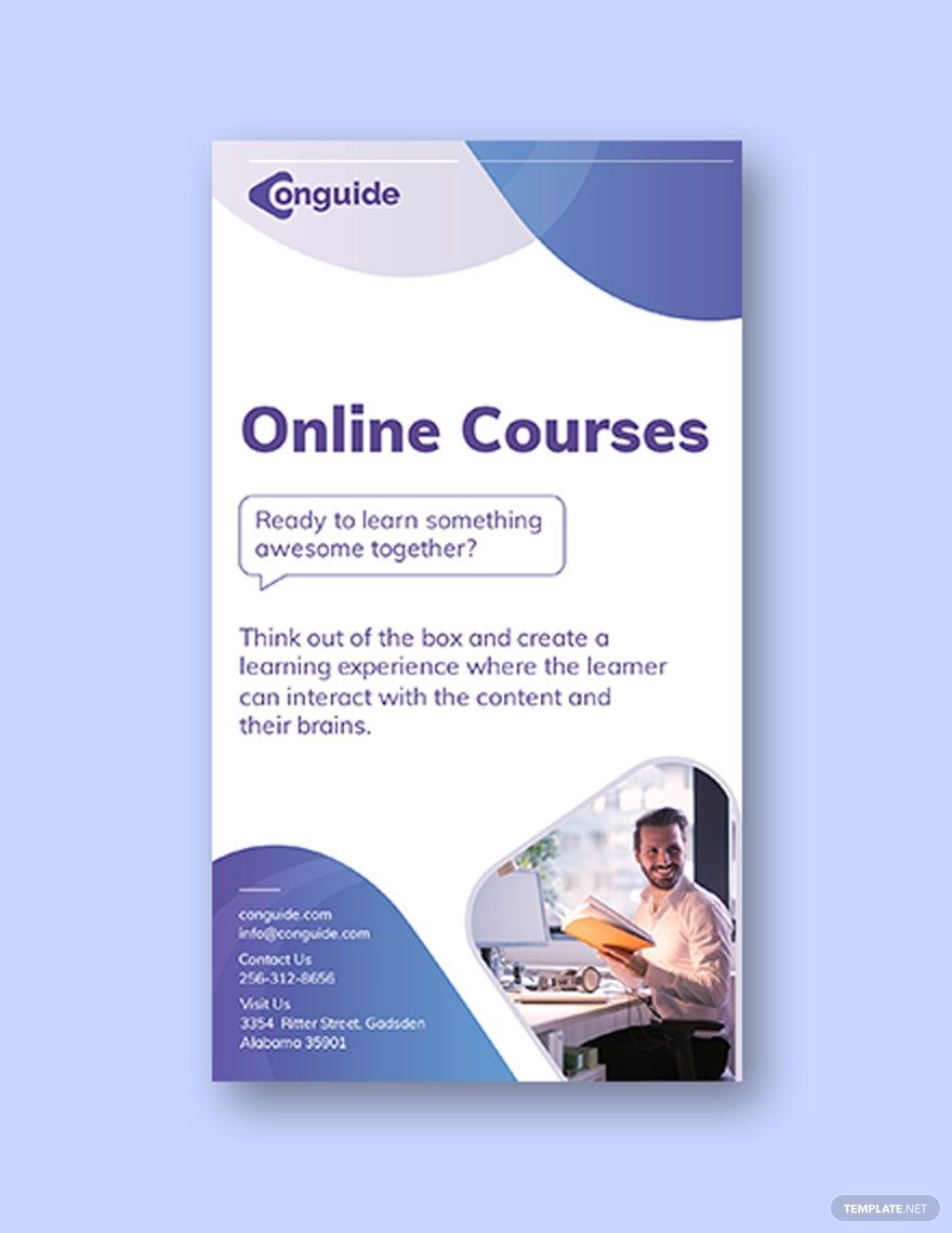 Online Courses Instagram Story Template