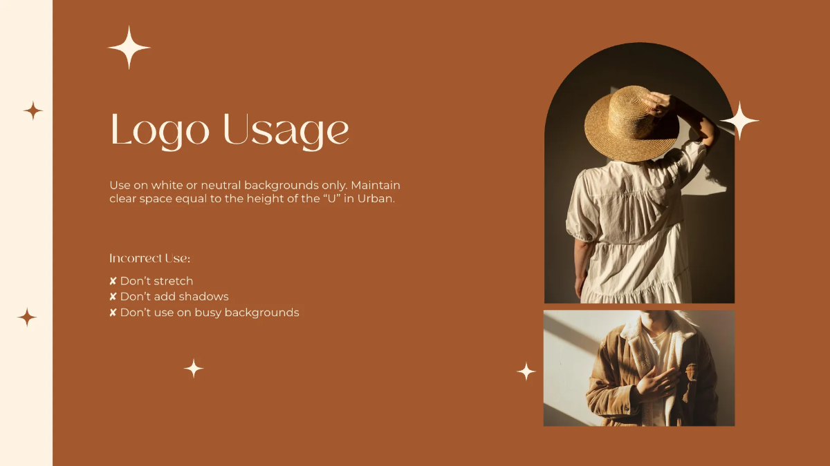 Free Clothing Brand Guidelines Template to Edit Online