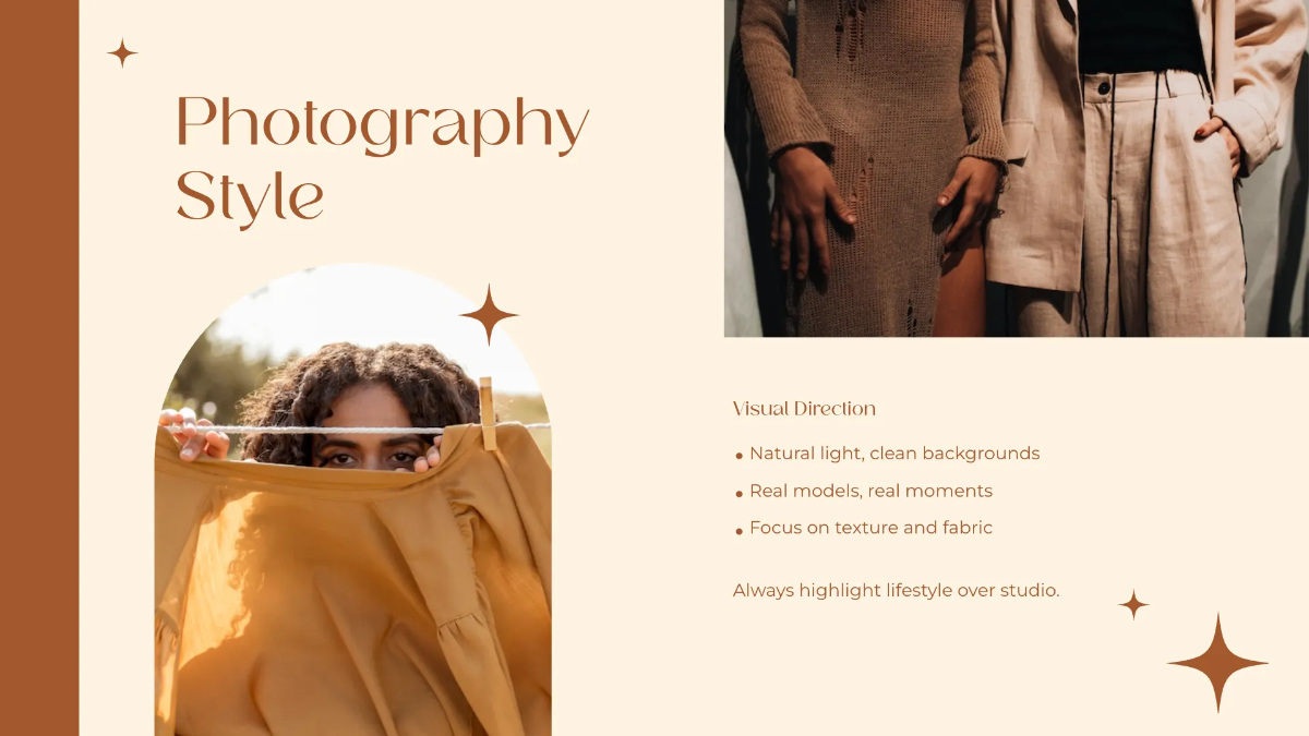 Free Clothing Brand Guidelines Template to Edit Online