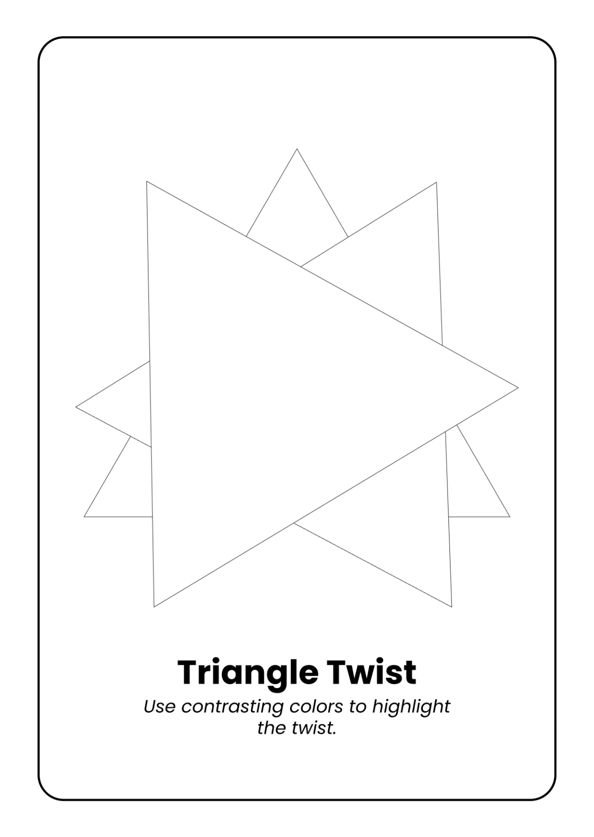 Free Simple Geometric Patterns Coloring Book Template to Edit Online