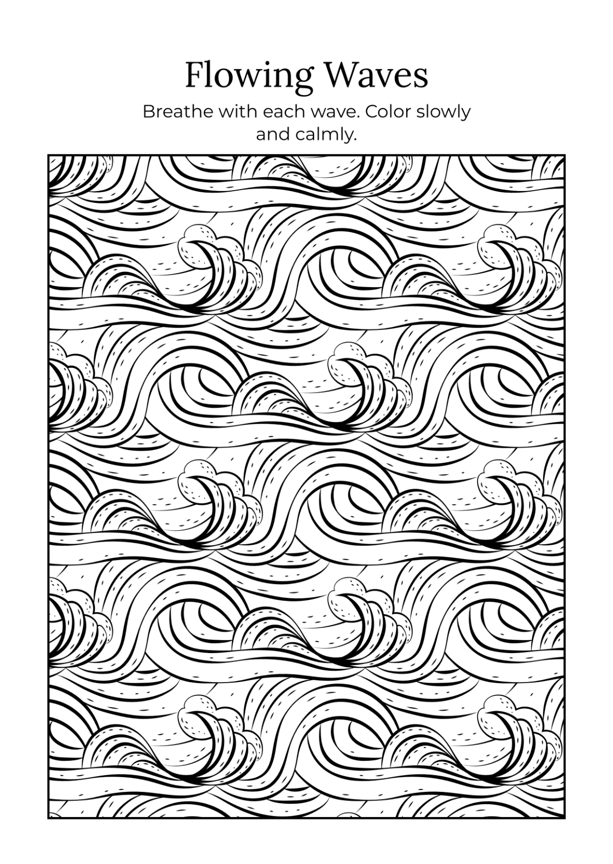 Free Mindfulness Professional Coloring Book Template to Edit Online