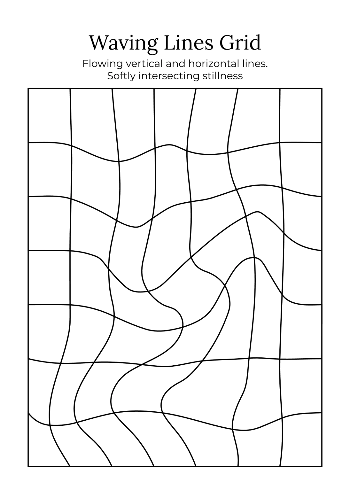 Free Mindfulness Professional Coloring Book Template to Edit Online