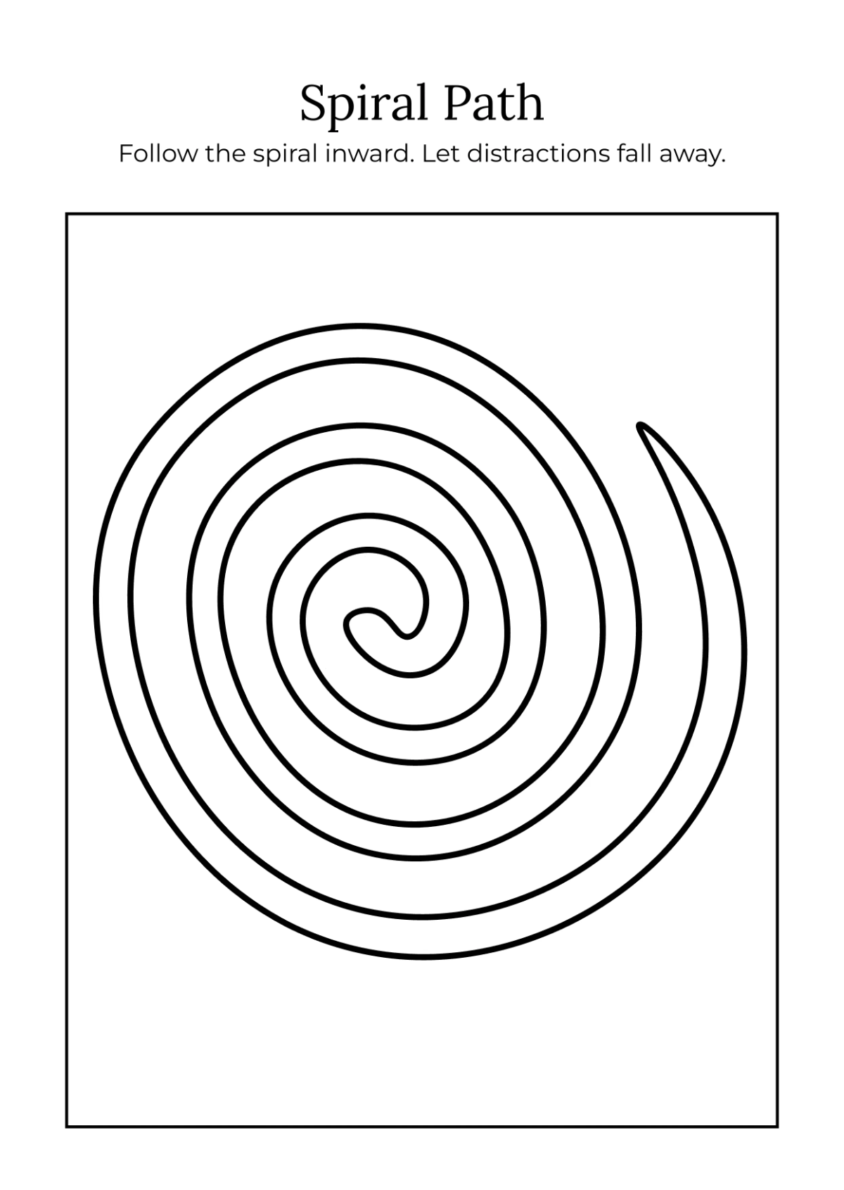 Free Mindfulness Professional Coloring Book Template to Edit Online