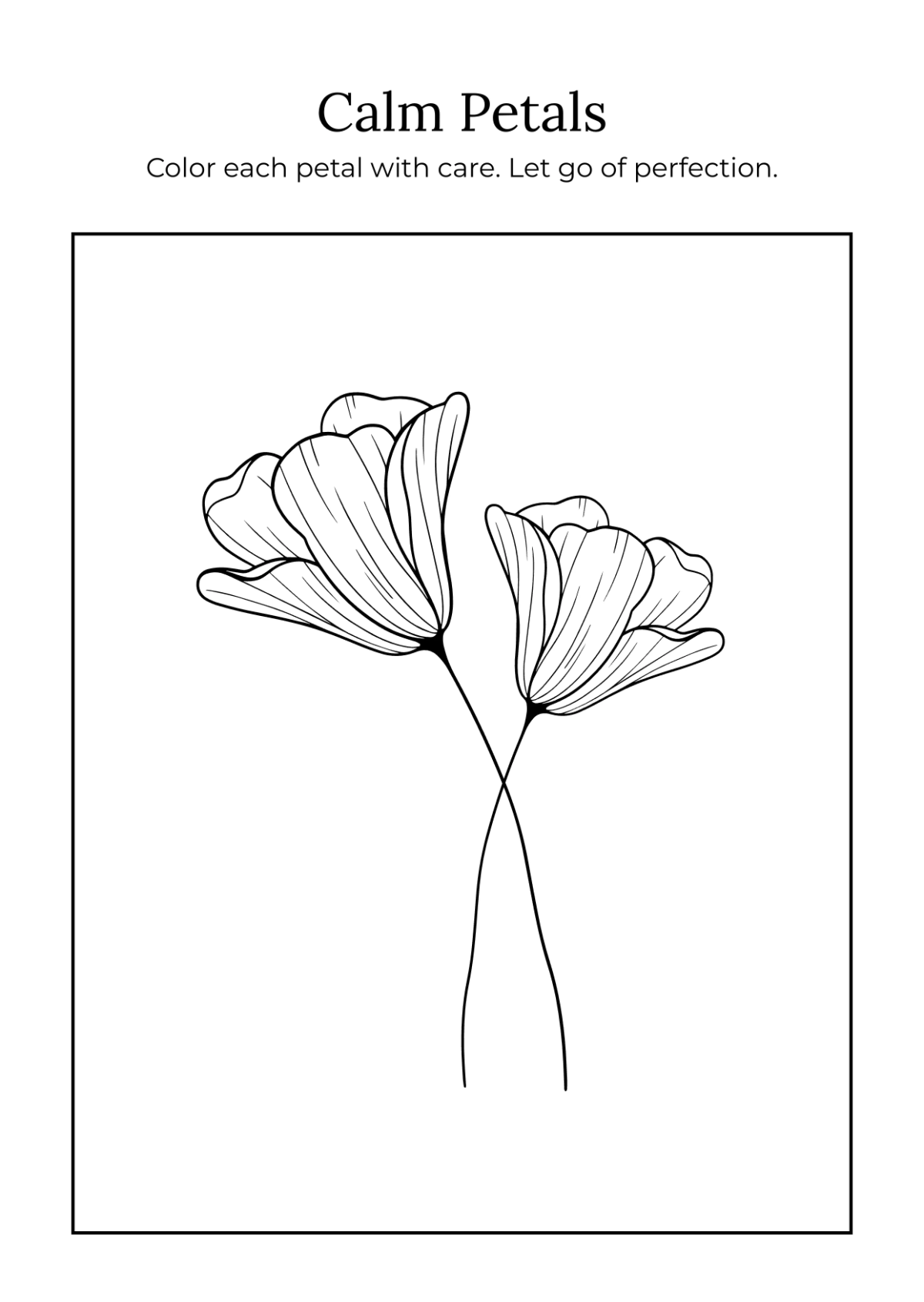 Free Mindfulness Professional Coloring Book Template to Edit Online