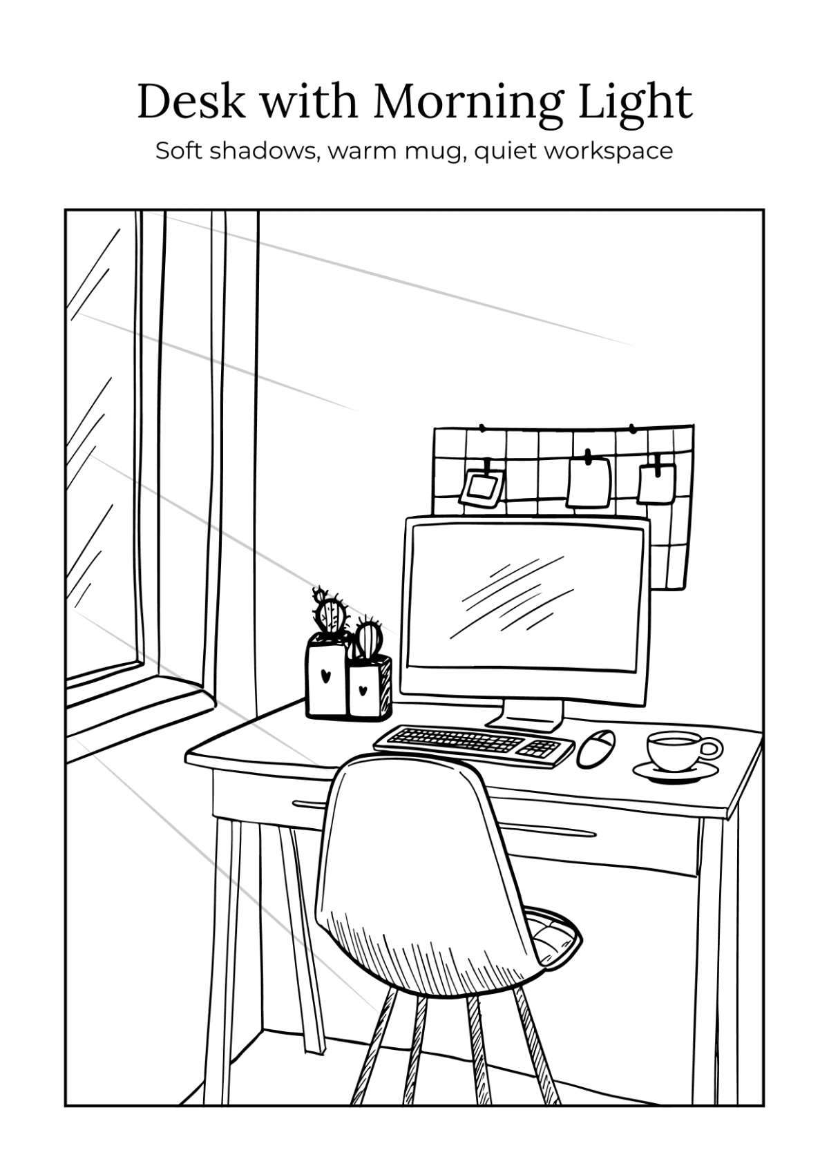 Free Mindfulness Professional Coloring Book Template to Edit Online