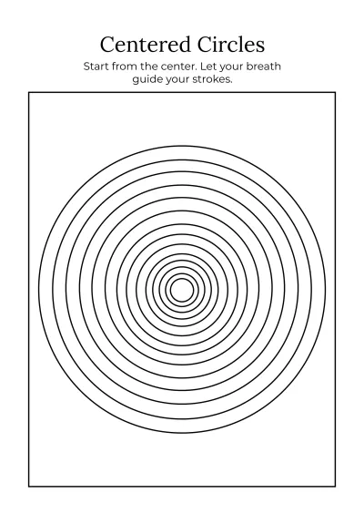 Free Mindfulness Professional Coloring Book Template to Edit Online