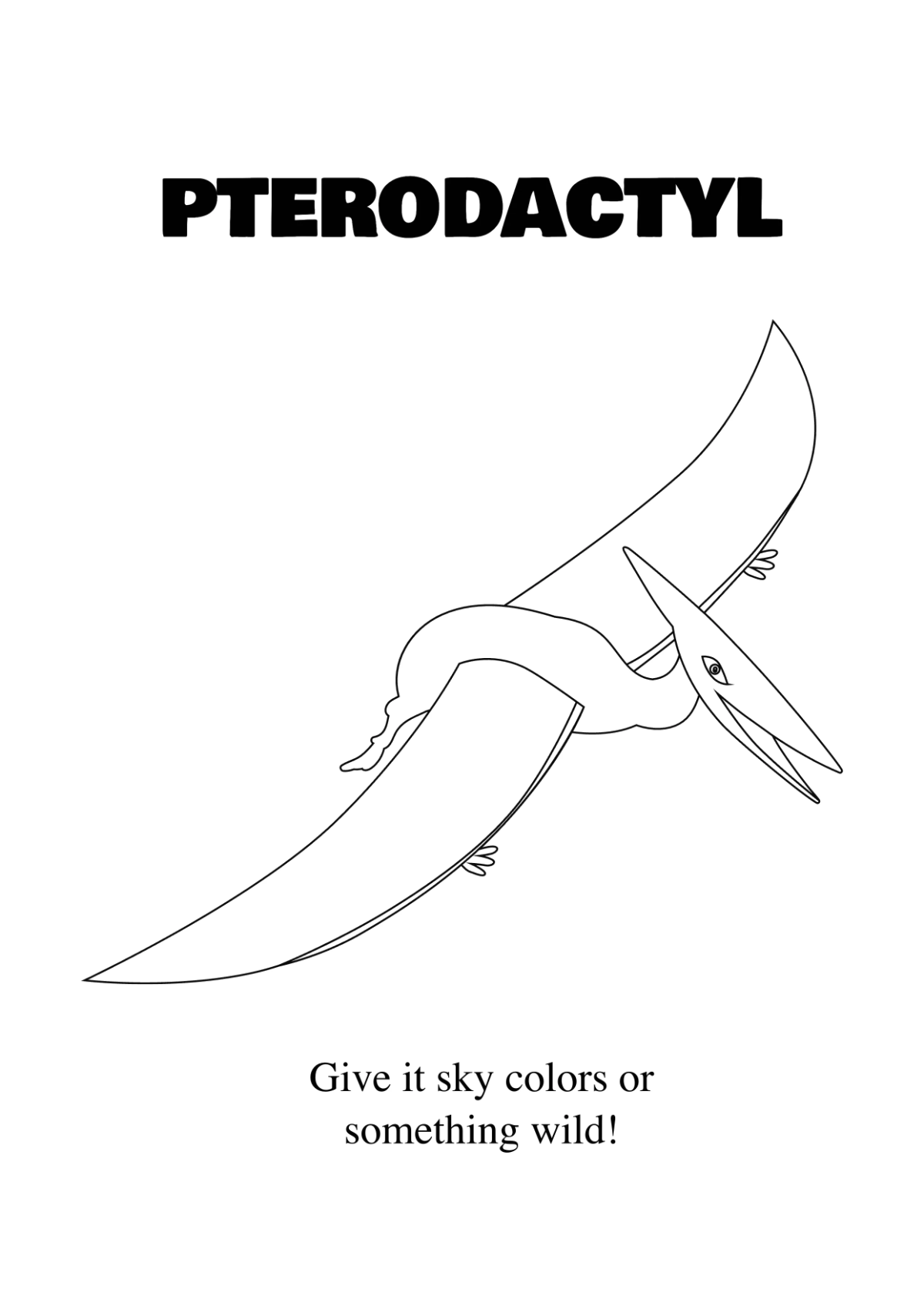 Free Dinosaur Coloring Book Template to Edit Online