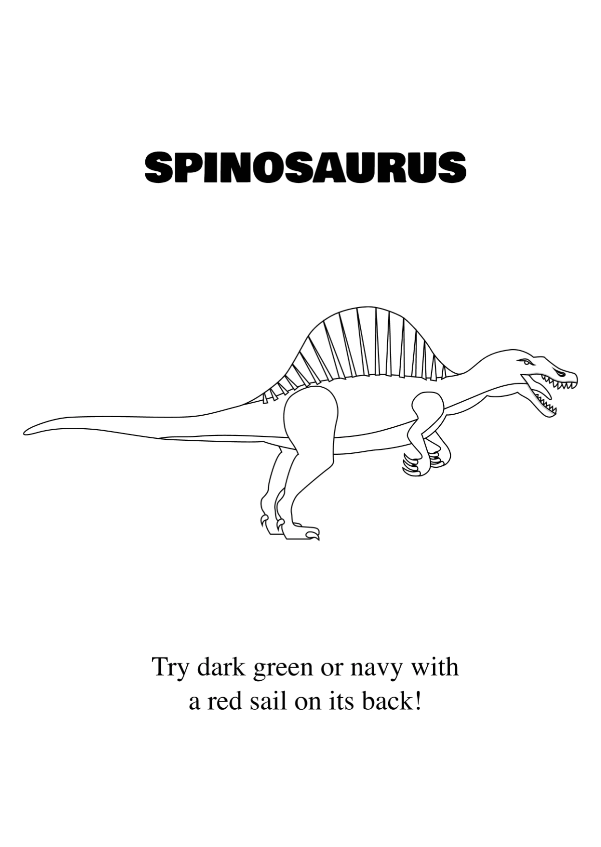 Free Dinosaur Coloring Book Template to Edit Online