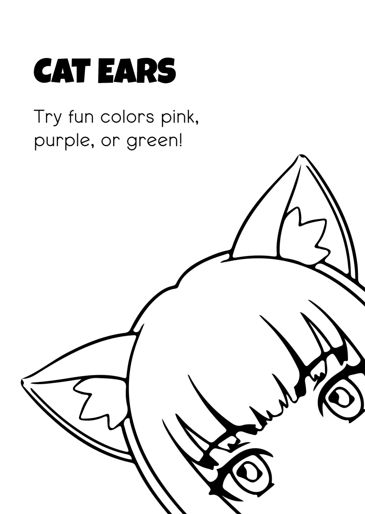 Free Anime Coloring Book Template to Edit Online