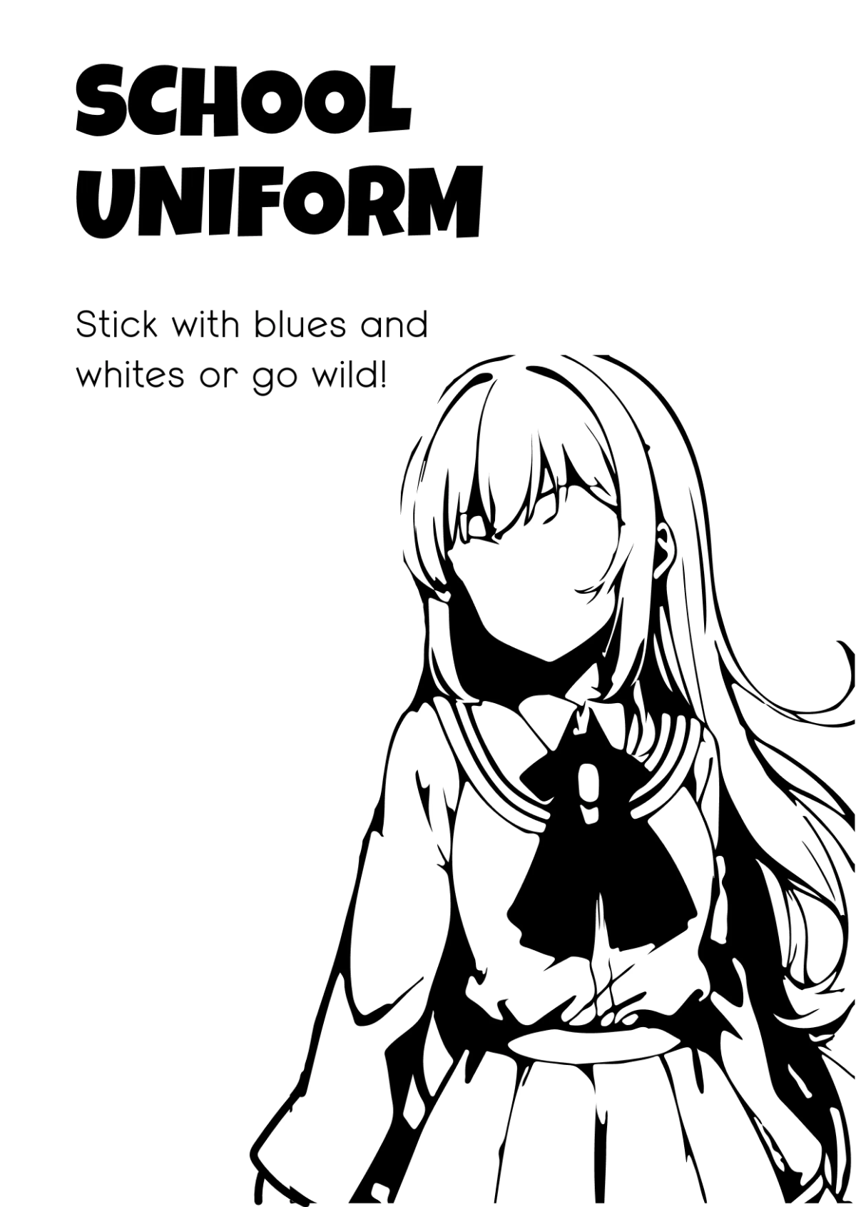 Free Anime Coloring Book Template to Edit Online