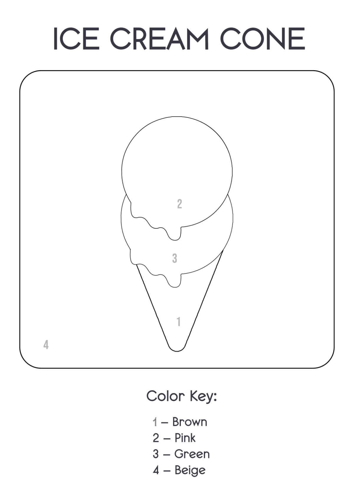 Free Editable Color-by-Number Coloring Book Template to Edit Online