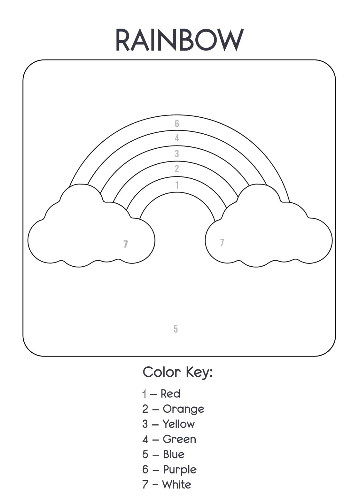 Free Editable Color-by-Number Coloring Book Template to Edit Online