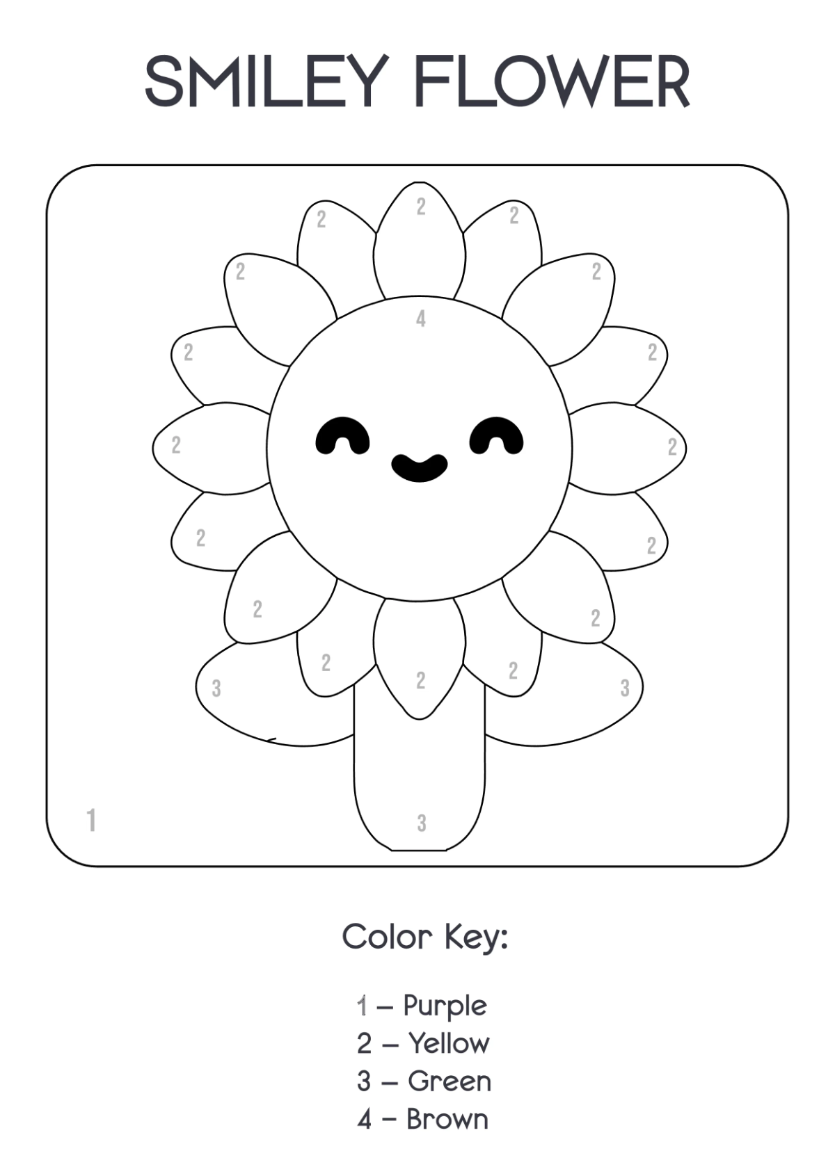 Free Editable Color-by-Number Coloring Book Template to Edit Online