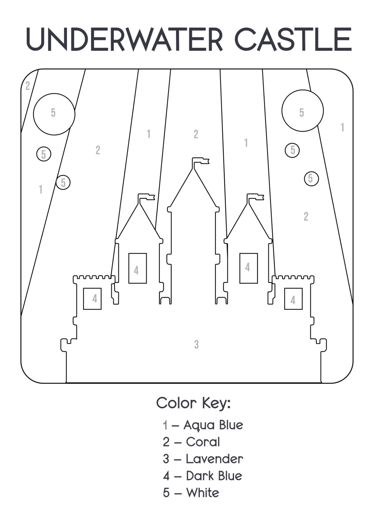 Free Editable Color-by-Number Coloring Book Template to Edit Online