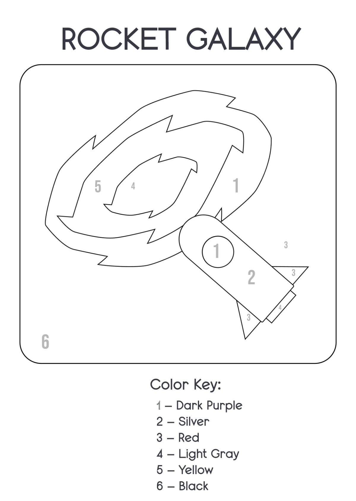 Free Editable Color-by-Number Coloring Book Template to Edit Online