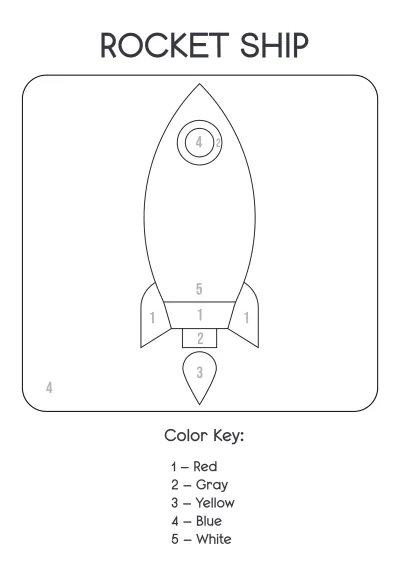 Free Editable Color-by-Number Coloring Book Template to Edit Online